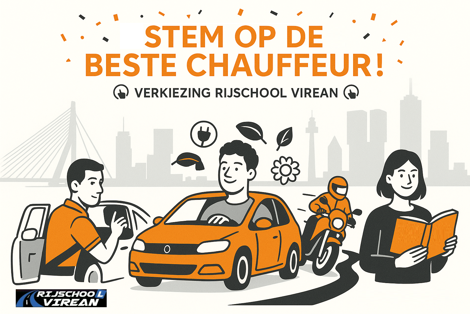 stem op de beste Chauffeur